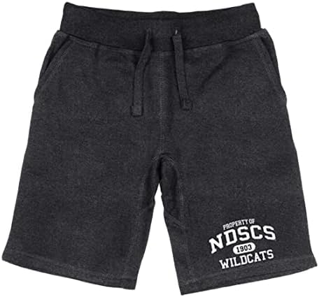 W רפובליקה NDSCS Wildcats Wildcats מכללת רכוש מכללת גיזת מכנסיים קצרים