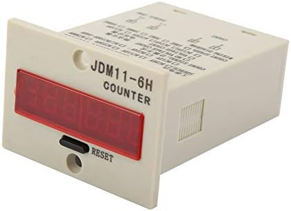 OUMEFAR 6 ספרות מונה אלקטרוני LED LED תצוגה דיגיטלית מונה 0-999999 Cumululator CUNSE DIGITAL DISITE