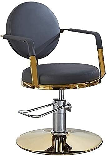 כיסא הידראולי של כסא סלון נייד קל משקל קלים לכיסא סטיילינג לעסקים או ביתי יופי לחנות יופי קלאסי סטיילינג כיסא שיער סטייליסט