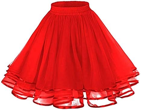 תכנון חתונה נשים קו קצר באורך הברך Tutu Tulle Prom Partice חצאית Deluxe Tutu Camed Mini חצאית חצאיות חצאית