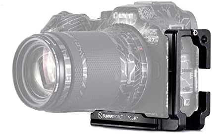 Sunwayfoto L-סוגר עבור Canon EOS R7 ARCA שוויצרי שחרור מהיר שחרור L צלחת