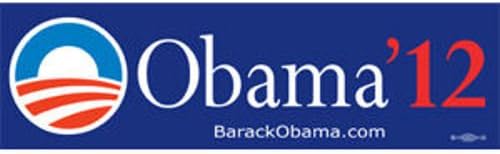 גרפיקה של יון ברק אובמה לנשיא 2012 מדבקת פגוש חיל הים היסטורית היסטורית 3x11.5 אינץ '