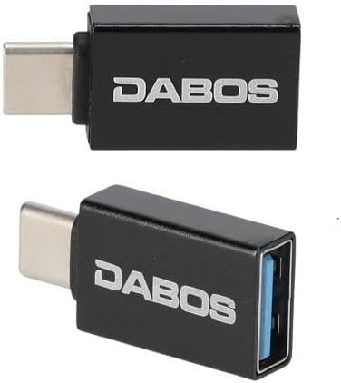 מתאם DABOS USB-C, USB C ל- USB 3.0 מתאם, USB C ל- USB העברת נתונים במהירות גבוהה עבור מכשירי סוג C ומיתרי