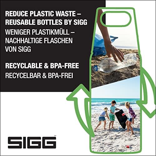 Sigg - בקבוק מים אלומיניום - WMB Pathfinder Alu - מוסמך ניטרלי אקלים - אטום דליפות - קל משקל - BPA חינם