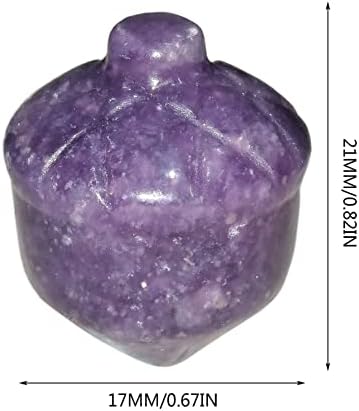 אבנים מעורפלות לתכשיטים בייצור אורני גבישים טבעיים אורנים אורנים קונוסים תליון אלוטים מלאכת גביש קישוט קטן משוטט קוורץ
