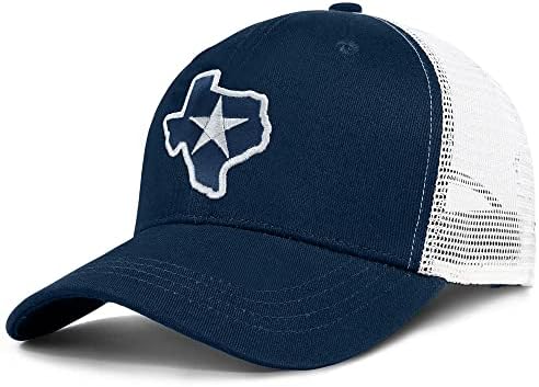 קונפקסי דאלאס 2022 רקמת כובע טקסס מפת כדורגל מאוורר רשת חזרה מתכוונן כוכבים בייסבול כובע