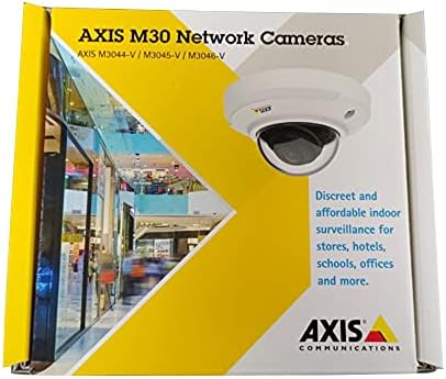 AXIS B092573 מצלמת מעקב של רשת כיפה אטומה למים, 3 W, 48 V, לבן