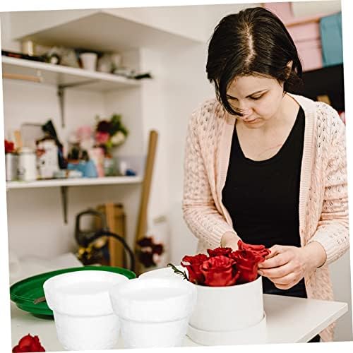 DOITOOL 12 יחידות קצף עציץ פרחים אדניות לבנות גאדג'טים לילדים מלאכת מלאכה לילדים אספקת DIY ייצור ציוד סידור פרחים