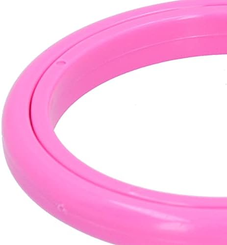 זרודיס רקמת חישוקי פלסטיק צבעוני חישוק טבעת צלב תפר רקמת מעגל פלסטיק צבעוני מעגל צלב תפר חישוק טבעת