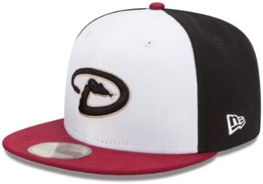 ליגת הבייסבול אריזונה דיאמונדבקס לבן קדמי בסיסי 59 חמישים כובע מצויד