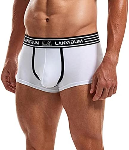 מכנסי בוקסר לגברים אורזים מכנסיים קצרים סקסיים מתאגרפים לגברים תחתונים תחתונים תחתוני תחתוני תחתונים של גברים
