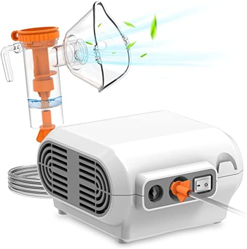 מכונת Nebulizer למבוגרים ＆ ילדים, Nebulizer אישי להקלה יעילה לנשימה, Nebulizer Jet נייד מושלם לשימוש ביתי ונסיעות,