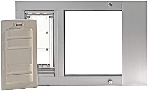 דלת לחיות מחמד דש אנדורה לחלונות אבנט / הכנס חלון חסכוני באנרגיה עם דש בידוד שכבה כפולה / התקנה קלה בחלונות