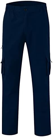 מכנסי מטען לגברים של Lcziwo מותחים מותניים אלסטיים אימון אתלטי ג'וג'ר מכנסי טרנינג עם כיסים מכנסי ספורט מזדמנים של
