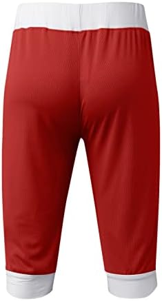 מכנסיים קצרים של Wabtum לגברים קיץ מזדמן, פיתוח גוף של גברים מכנסי ספורט מכנסיים עם כיסים מכנסי כושר אימון חור