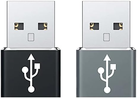 USB-C נקבה ל- USB מתאם מהיר זכר התואם ל- ASUS Zenfone 6 עבור מטען, סנכרון, מכשירי OTG כמו מקלדת, עכבר, מיקוד, GamePad,