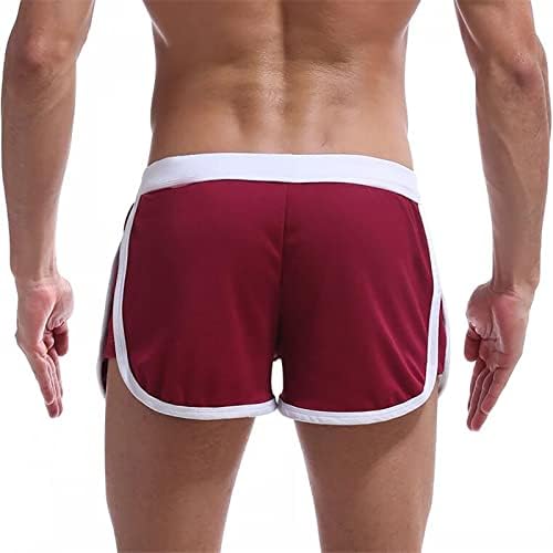 Bingyelh Men Stlectic Short Mens מצוידים מכנסיים קצרים פיתוח גוף חדר כושר אימון מפעיל מכנסי הרמה הדוקים של מכנסי ספורט