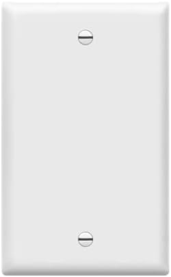 לוח קיר כיסוי ריק של אנרליטים, גימור מבריק, גודל סטנדרטי 1-כנופיה 4.50 על 2.76, תרמופלסטיק פוליקרבונט, 8801-וואט, לבן