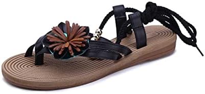 Zhishiliuman לנשים שטוחות סנדל שרוך רצועות בוהן פתוחה מגלשות מזדמנים מגלשות חוף סנדלי נשים לעבודה נעלי הליכה