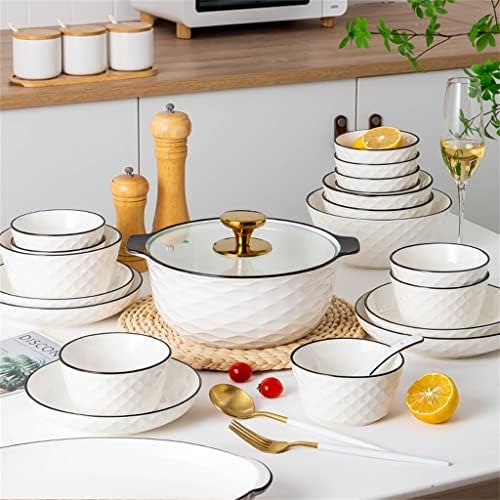 CDYD נורדי קערת שולחן יפנית וקערת צלחות קערות ביתיות כלים קערות יצירתיות ומקלות אכילה