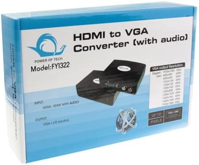 HD Connection HDMI לממיר VGA עם שמע.