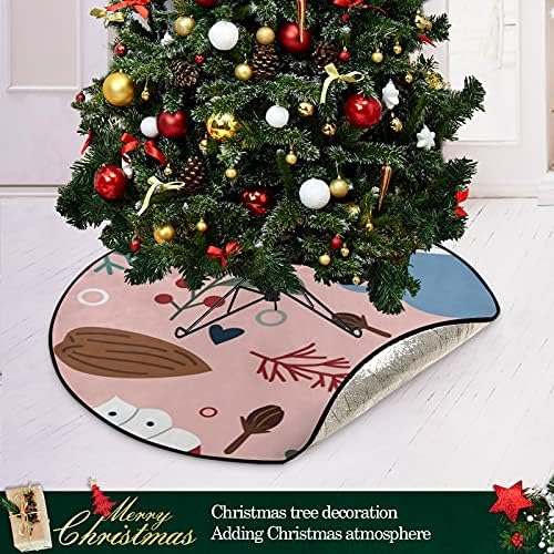 קפה חורפי קרח קרח שלג שלג מחצלת עץ חג המולד עץ עץ עץ עץ מגש שטיח מחצלת תחת עץ חג המולד אביזר להגנת הרצפה אספקת בית