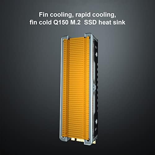 Cooler SSD, חסוך אנרגיה פיזור חום טוב קל להתקנת M.2 SSD Heatsink 58 Vent Vene התאמה אוטומטית לדיסק קשיח