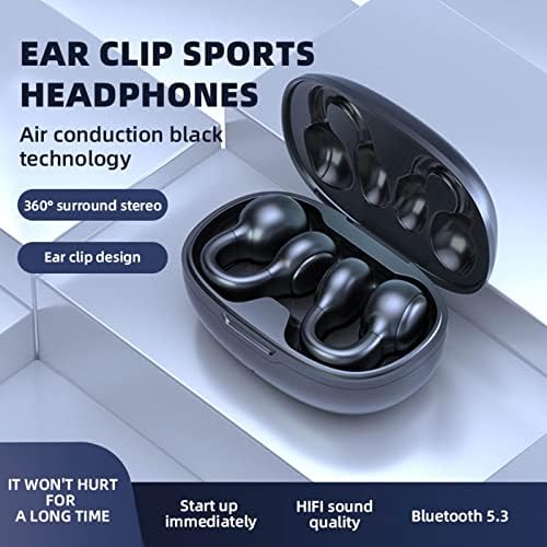 Byikun אוזניות אוזניות אלחוטיות אוזניות Bluetooth, אוזניות הולכת עצם אוזניים אלחוטיות, אוזניות אוזניות אוזניות, אוזניות