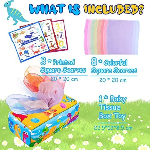 צעצועי קופסת רקמות לתינוקות של קרוטי לתינוקות 6 עד 12 חודשים צעצועים של מונטסורי לפעוטות צעצוע חושי צעצוע של צעצועים