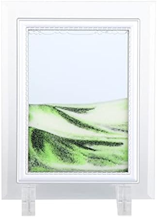 WYBFZTT-188 תלת מימד נוף חול תמונת חול מסגרת נוף נוף ציור זכוכית זכוכית קישוטים שולחן קישודים