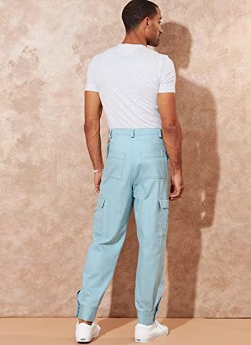 חצאית גברים/ילד של מק'קל/ערכת דפוס תפירה של מכנסיים, כחול בהיר