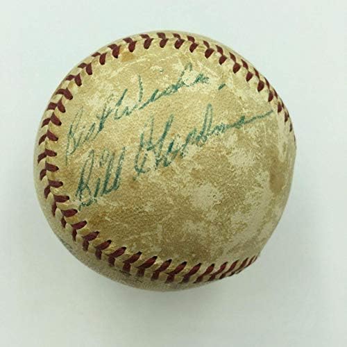 נדיר של בילי גודמן נדיר של שנות החמישים חתום על אל הרידג 'בייסבול JSA COA Red Sox - כדורי חתימה