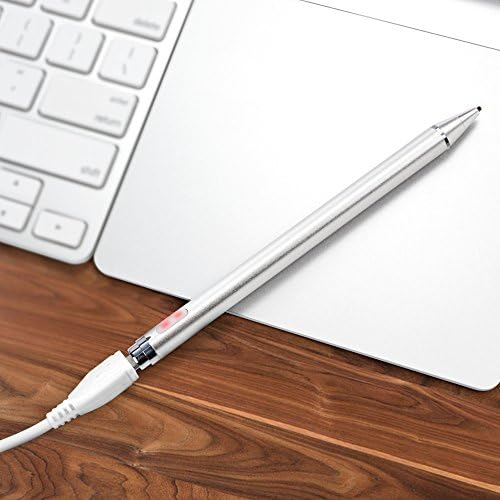 עט עט Boxwave תואם לאח SDX330D - Stylus Active Active, חרט אלקטרוני עם קצה עדין במיוחד לאח SDX330D - מכסף מתכתי