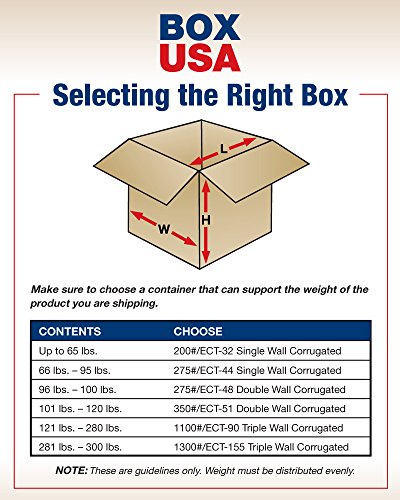 קופסה ארה ב 15 מארז קופסאות קרטון גלי כפולות כבדות, 12 אינץ' על 9 אינץ 'על 6 אינץ', קראפט, משלוח, אריזה והעברה