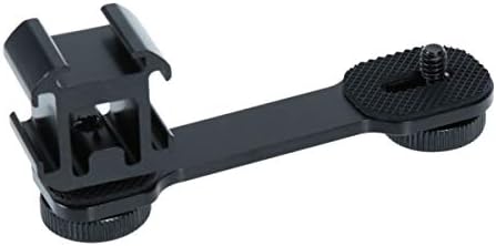 שחור מצלמה מתאם נעל ראש ממיר מיקרופון הר לשלושה סטנד חם מצלמה אבזרים