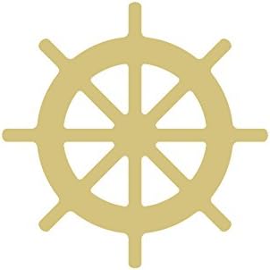 ספינה גלגל מגזרת גמור עץ ימי שיט אוקיינוס דלת קולב צורת בד סגנון 1