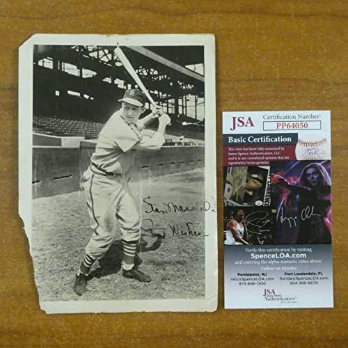 STAN MUSIAL BASEBALL HOF VINTAGE חתום 5X7 עם JSA COA - תמונות MLB עם חתימה