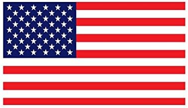 Boldergraphx 2026 מדבקות דגל אמריקאי 3 x 5