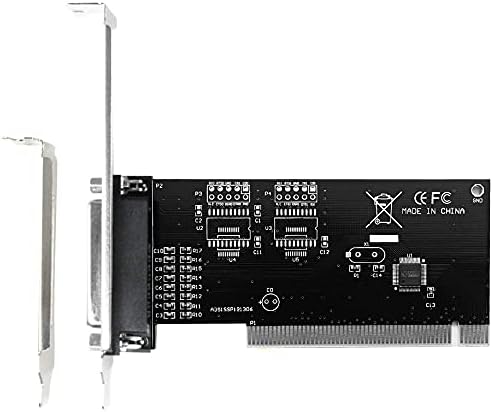 Godshark PCI ל- DB25 LPT כרטיס הרחבה של יציאה מקבילה עם סוגר פרופיל נמוך, בקר מתאם ממיר PCI מקביל