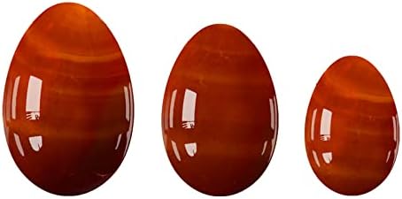 קרנליאן אדום ג'ייד יוני ביצה סט קיגל ביצי ביצים טבעיות ביצה ירקן גוף יוני יוני מתאמן קיגל, ביצה מבטלת עם קופסה