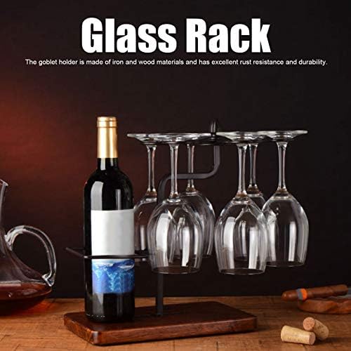 תצוגת זכוכית יין ניקוז, גביע שולחן עבודה ייבוש מתלה גביע מחזיק זכוכית מתלה מזכוכית למטבח לבר