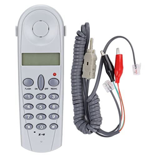 טלפון טלפון בודק כבלים, כבל כלי בדיקת בתים עם מחברים ונגרות, FSK/DTMF זיהוי אוטומטי, זיהוי שיחה/מתקשר/זיהוי קו