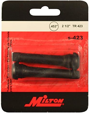 MILTON S -423 2 1/2 שסתום צמיג חסר צינורות - חבילה של 2