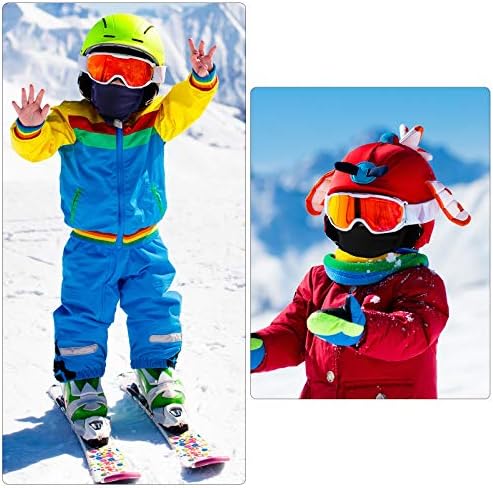 3 חתיכות ילדים כובע בלקלאבה חורף סקי פנים מכסה צוואר תרמי אטום רוח חם יותר חמים יותר למזג אוויר קר ספורט חיצוני