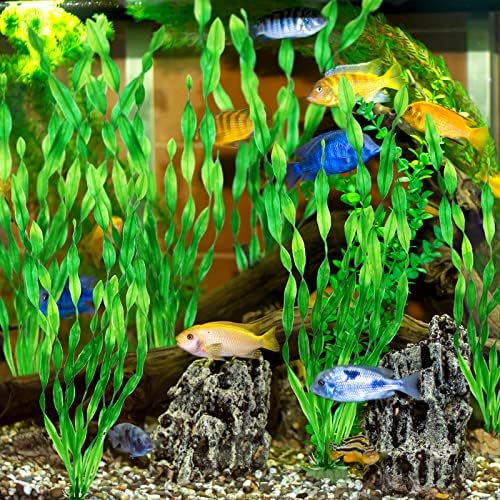 30 חתיכות מלאכותי אצות מים צמחים פלסטיק דגי טנק צמח קישוטי מזויף אצות קישוט לבית ולמשרד אקווריום