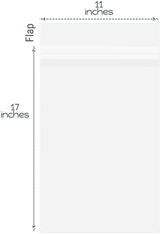 אמנות גולדן סטייט, 11 x 17 ללא חומצה שקיות שרוולים צלולים, מתאימים לנייר 11x17 אינץ ', יצירות אמנות, פוסטרים-
