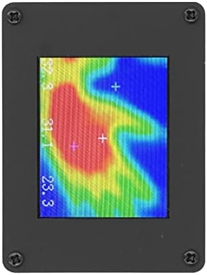 תמונה תרמית אינפרא אדום, מצלמת הדמיה תרמית, מצלמה תרמית, כלי בדיקת חיישן טמפרטורה Acrylic PCB IR עם מסך 1.8 אינץ 'TFT