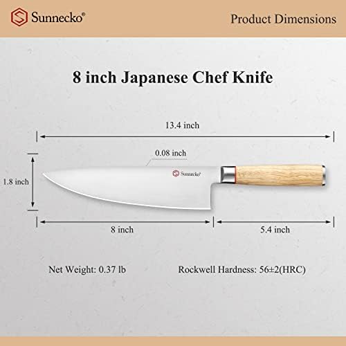 Sunnecko סכין שף יפני 8 אינץ