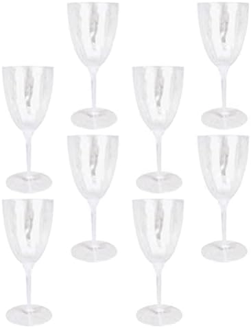 Inoomp משקפיים ברורים משקפיים צלולים מרטיני כוסות כוס חד פעמיות משקפי שמפניה קוקטייל קוקטייל חליל