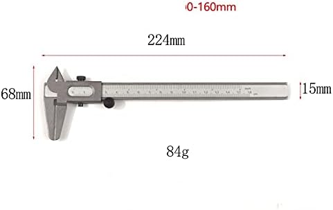 סלאטיום 0-160 ממ ורניה קליפר מתכת בקנה מידה קליפר מדידה אלקטרוני כלי גבוהה דיוק למדוד מכשירים